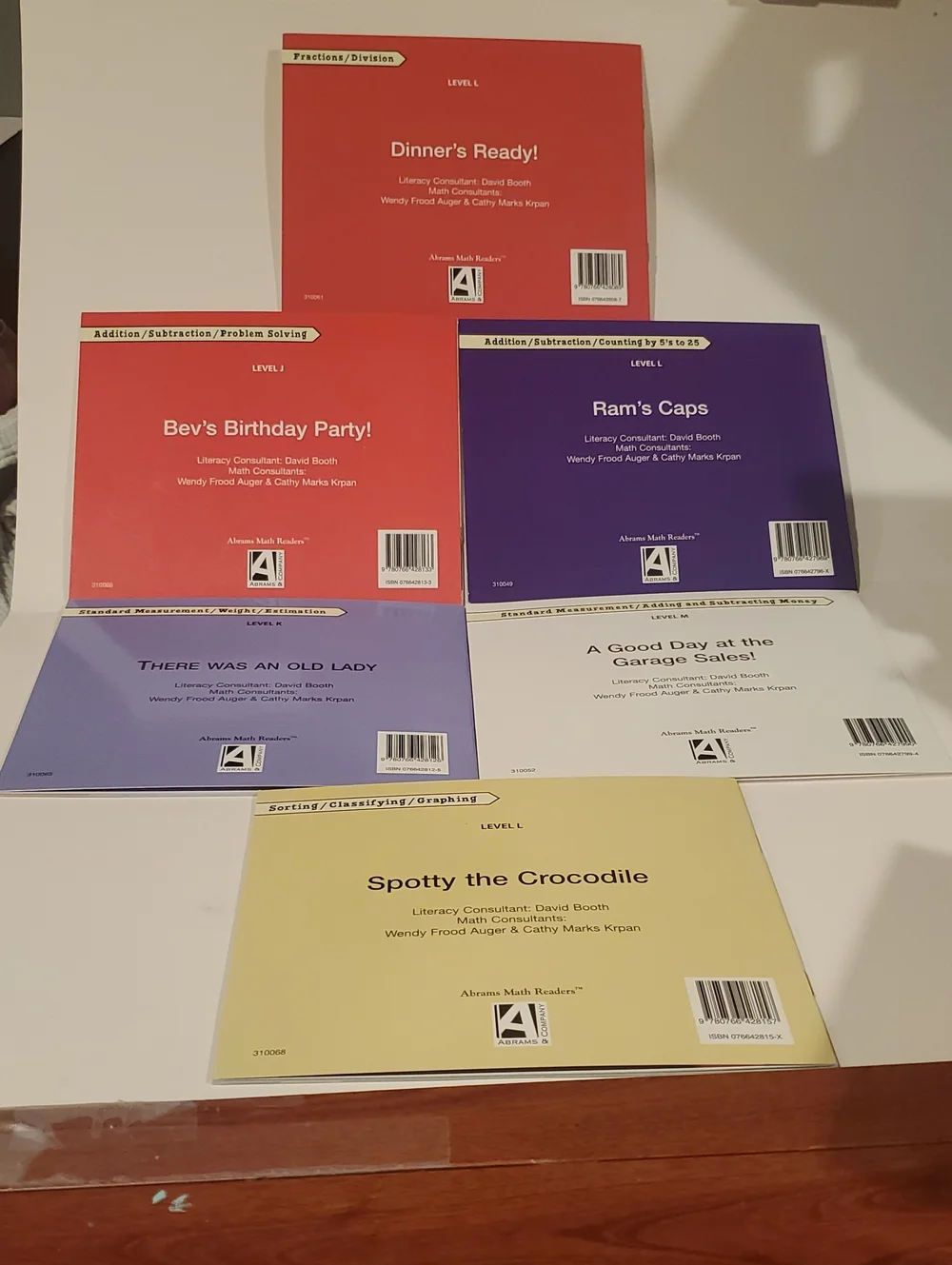 Abrams Math Readers Lot Of 14 Books Preowned Paperbacks